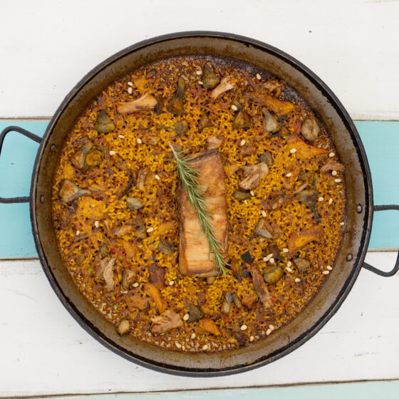 Arroz de costilla a baja temperatura y trufa