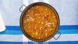 Paella de marisco