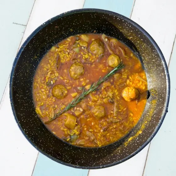 Arroz meloso de pato